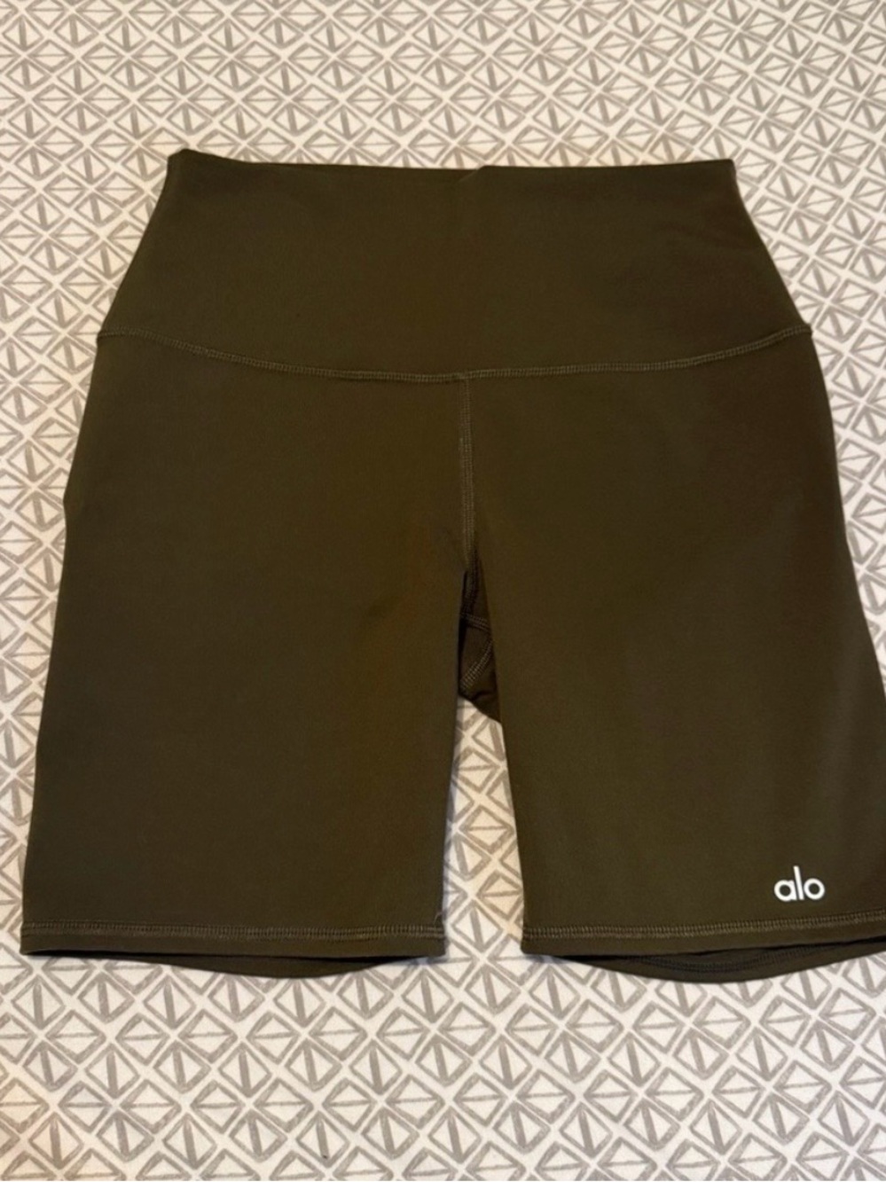 ALO Yoga Women's Olive Green Shorts